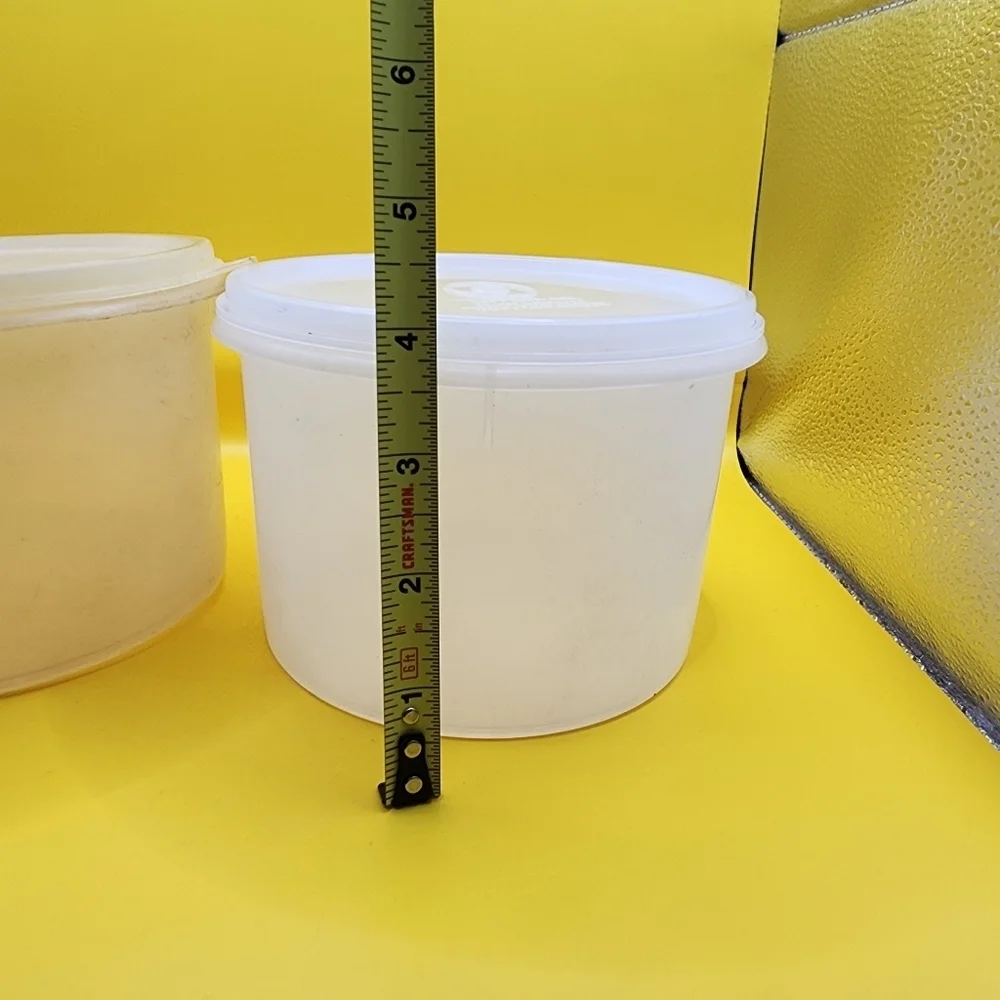 Tupperware Vintage Round Containers Food Storage Canister